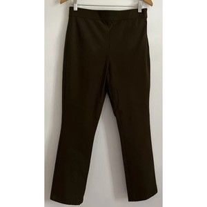 Theory 8 Pants 28 26 Bimsa Approach Olive Green Work Career Cropped